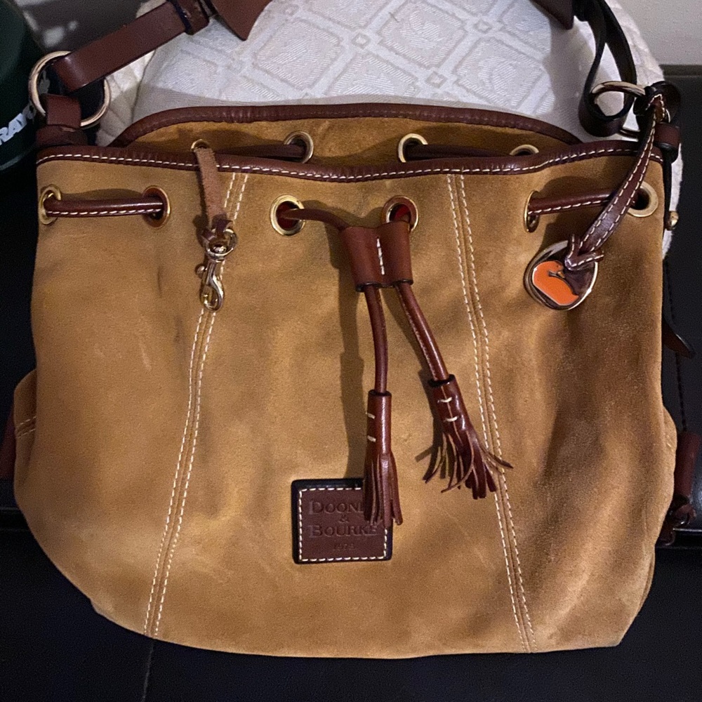 Dooney and Bourke Suede Hobo